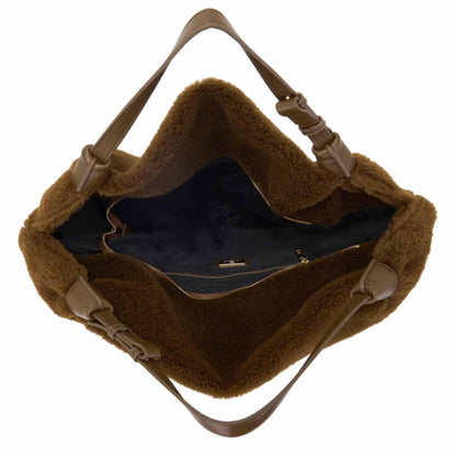 Shopper La Carrie 152M-TX-245 Teddy Soft marrone