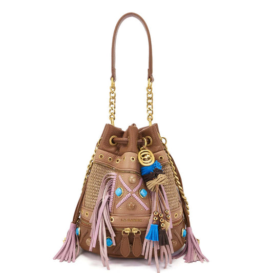 Secchiello La Carrie Jungle 161M-EB-182-SYR Borsa multi cotto