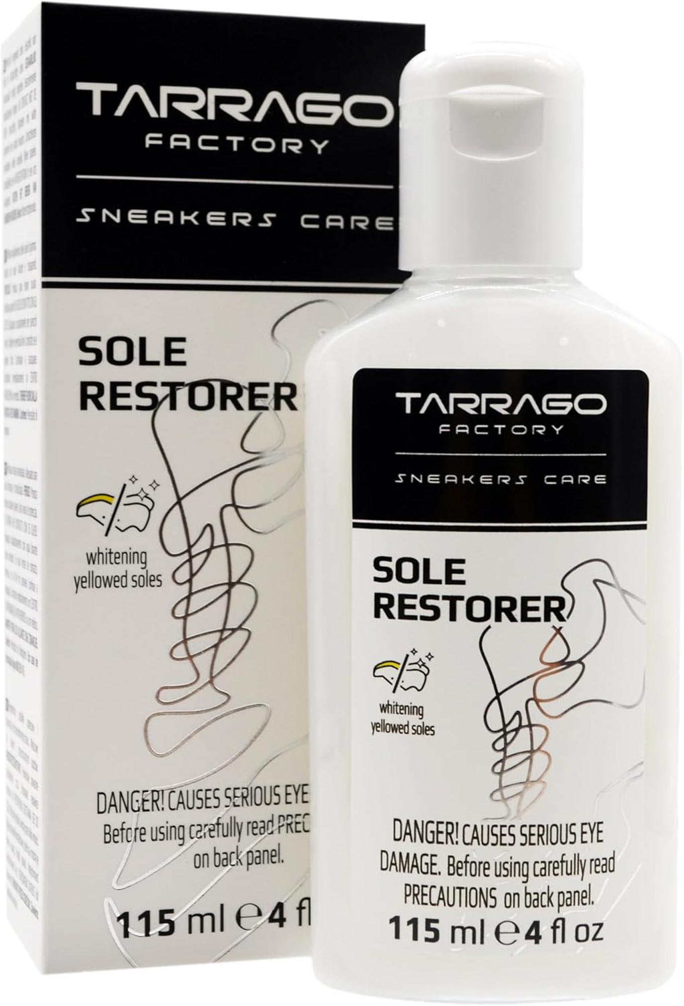 Detergente Tarrago "Sole Restorer" per sbiancare la gomma delle scarpe