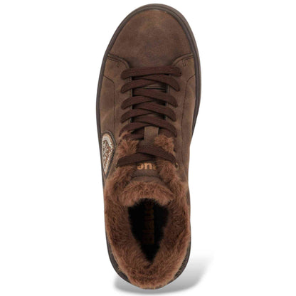 Sneaker Blauer VICTORY01 donna nubuck Marrone Scuro