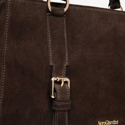 Bauletto in pelle NeroGiardini I644320D-300 donna Marrone