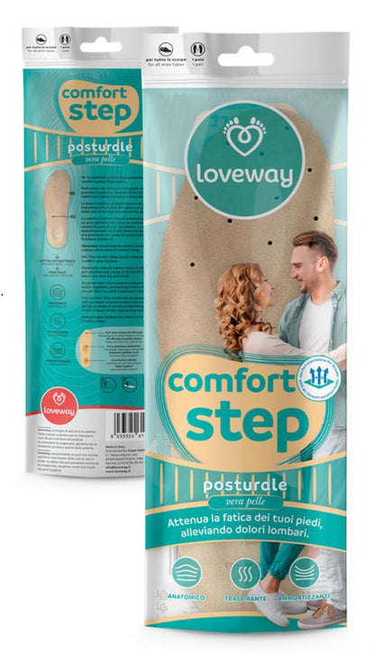 Soletta anatomica "COMFORT STEP" anatomiche posturali, con un
arco plantare rialzato