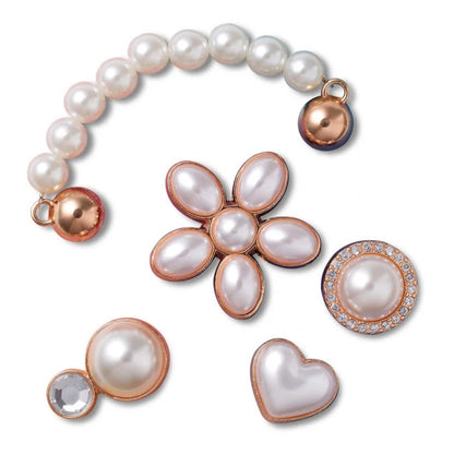 Jibbitz™ Charms per Sabot Unisex dainty pearl jewerly 5pz
