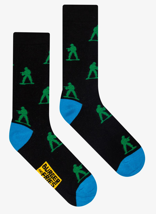 Calze Funny Socks BF1011 "Army" Socks Bruger and Fries