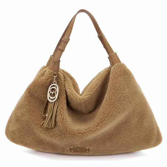 Shopper La Carrie 152M-TX-245 Teddy Soft beige