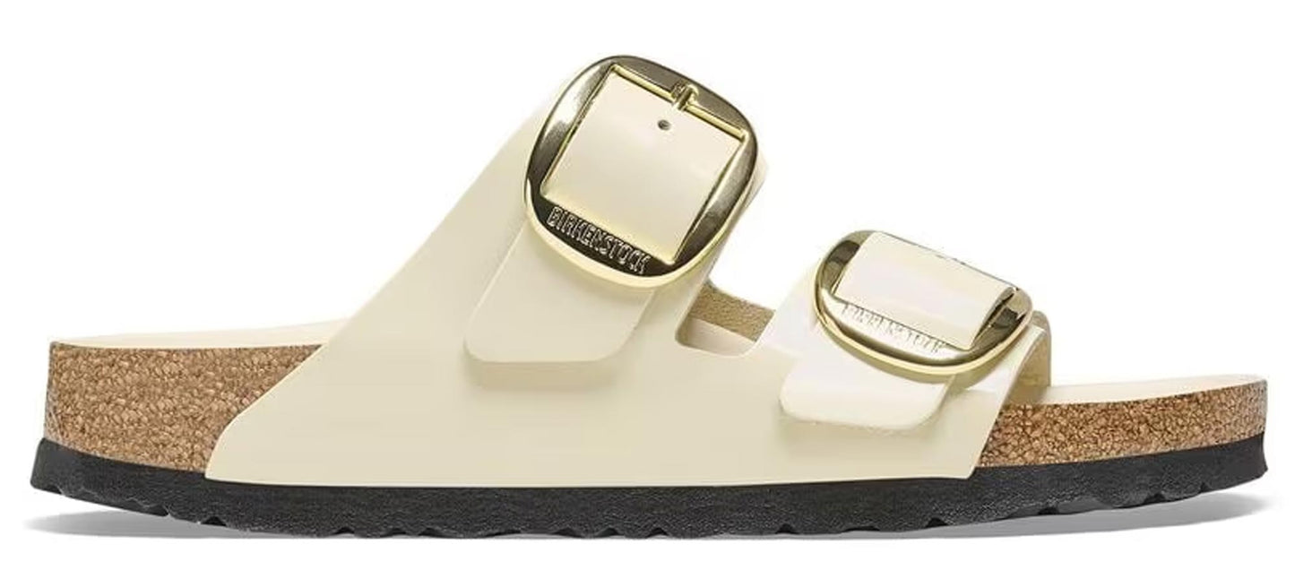 Sandali Arizona Big Buckle Shine Birkenstock ecru 1026128 (35-41)
