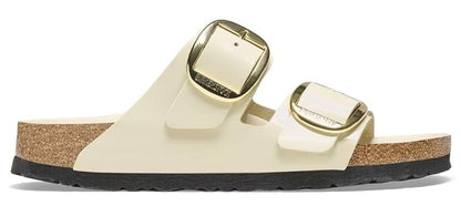 Sandali Arizona Big Buckle Shine Birkenstock ecru 1026128 (35-41)