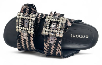 Sandali Ermans art.4000 platform nero