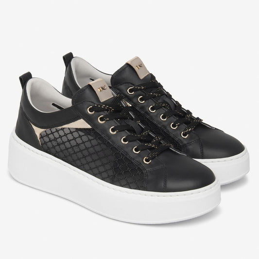 Sneakers NeroGiardini E615292D 100 Donna in Rete Nero | Tendenza & Comodità