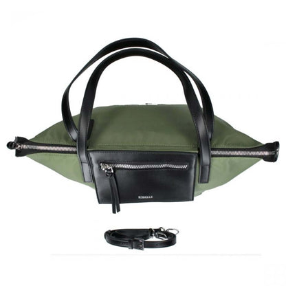 Borsa a spalla REBELLE NOA Big Nylon olive