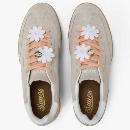 Sneakers SUN68 California Sun Suede Donna Z36248-31 Panna | Di Tendenza e Comode