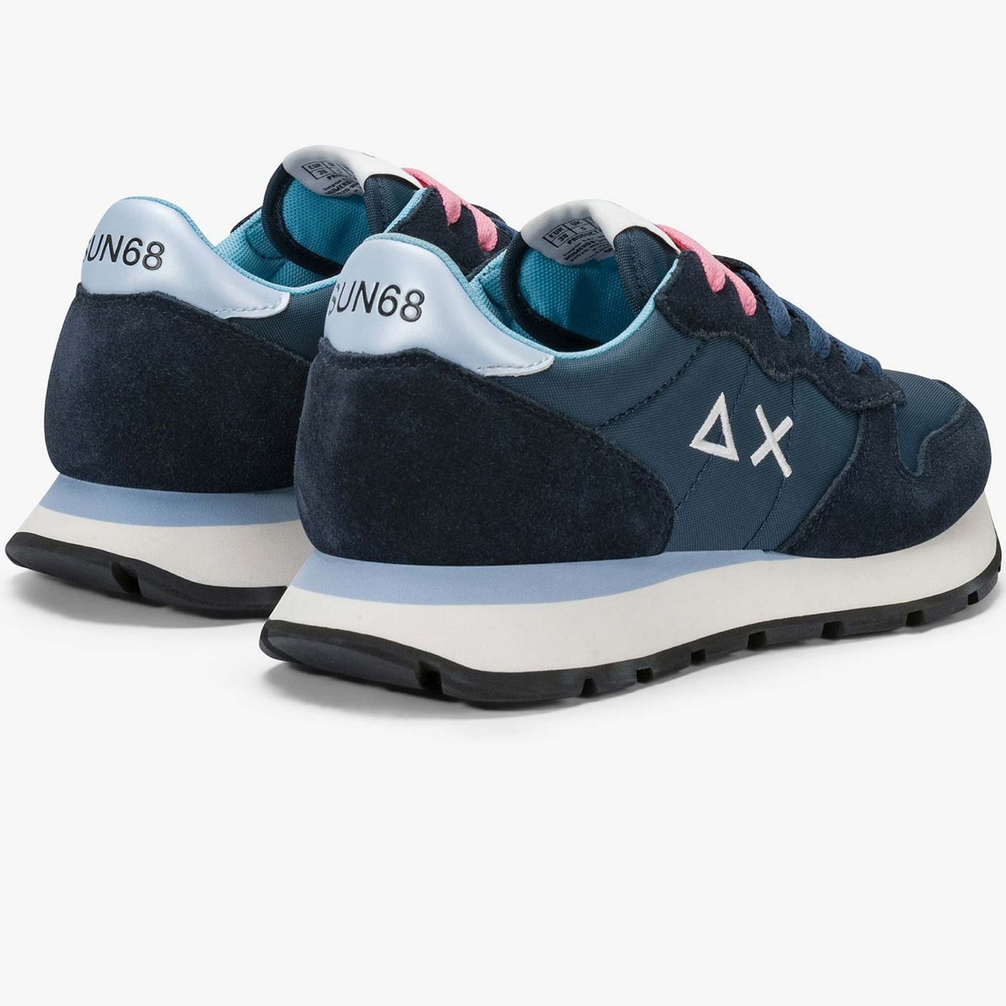 Sneakers SUN68 Ally Solid Nylon Donna Z36201-07 Blu | Comode e Trendy