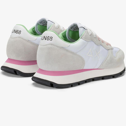 Sneakers SUN68 Ally Solid Nylon Donna Z36201-01 Bianco | Comode e Trendy