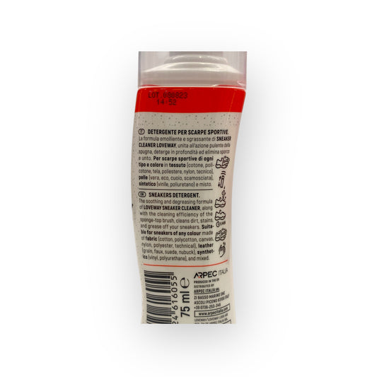 SNEAK CARE LOVEWAY detergente e smacchiatore per sneaker