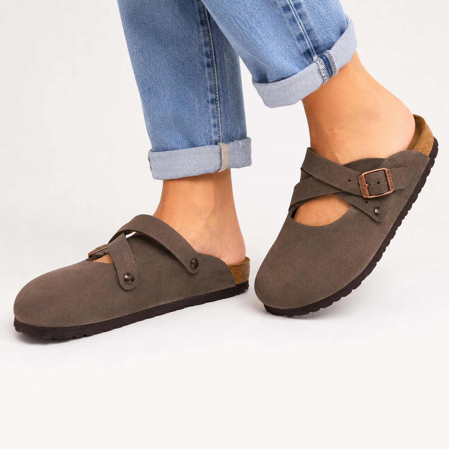 Dorian Birkenstock Donna Marrone Mocha Sabot 1014256 | Calzata Stretta