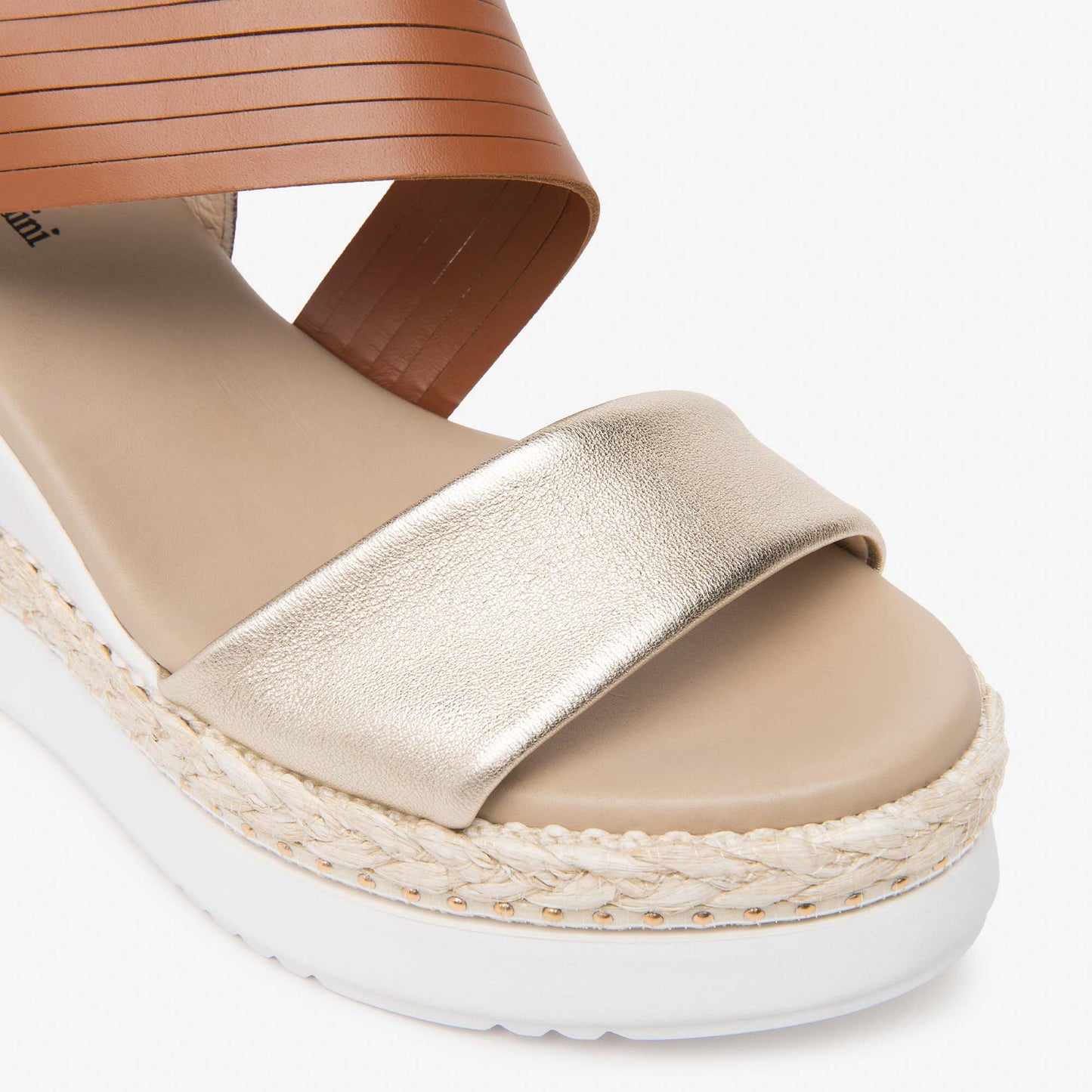 Sandali Zeppa NeroGiardini E616010-418 | Tacco Comodo