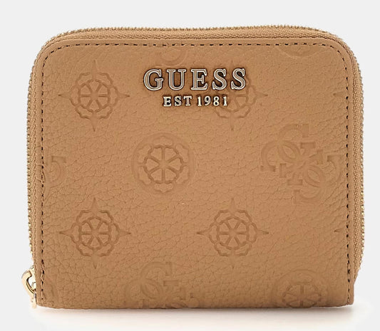 Portafoglio Guess SWPG93 Cresidia Small Zip Around beige