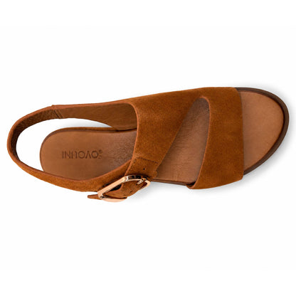 Sandali INUOVO Donna Platform Zeppa  113142  | Camoscio Marrone