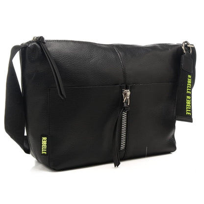 Borsa a spalla  REBELLE LYCAENA SMALL borsa donna in pelle nera