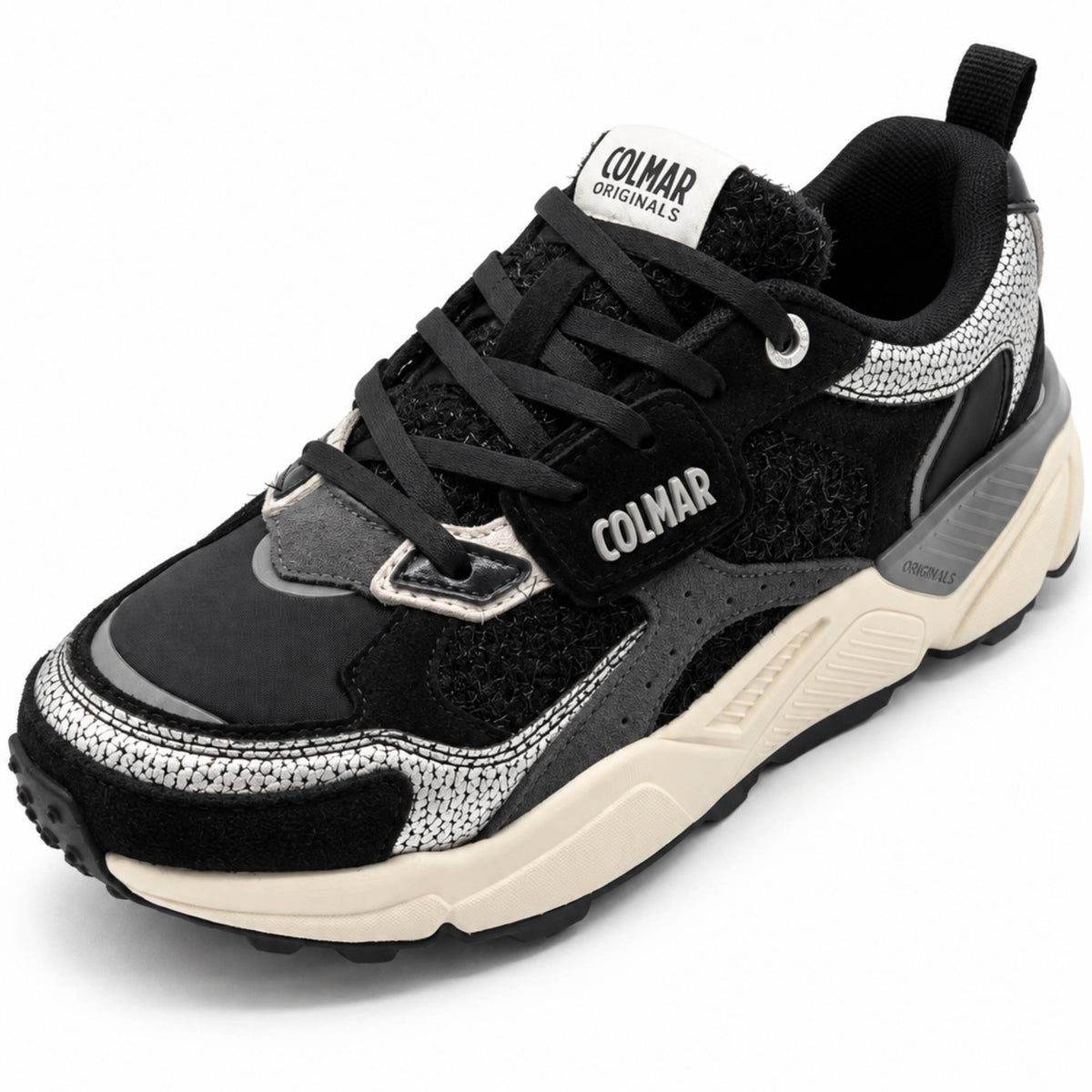 Sneaker Colmar Garner Sparkle S135 Donna Nero