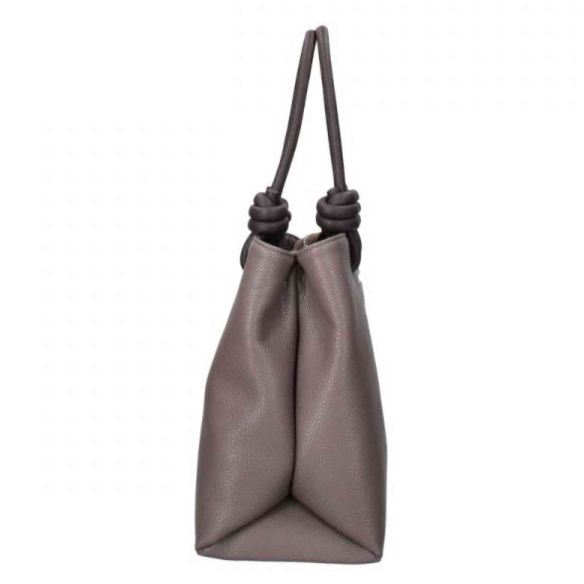 Borsa Rebelle ASE Mini Ash Taupe in Pelle Riciclata | Borsa a Cartella con Tracolla
