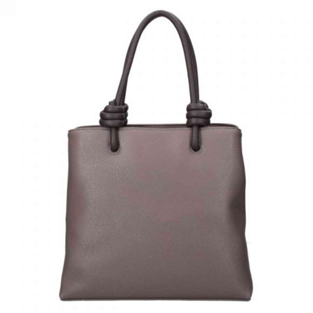 Borsa Rebelle ASE Mini Ash Taupe in Pelle Riciclata | Borsa a Cartella con Tracolla