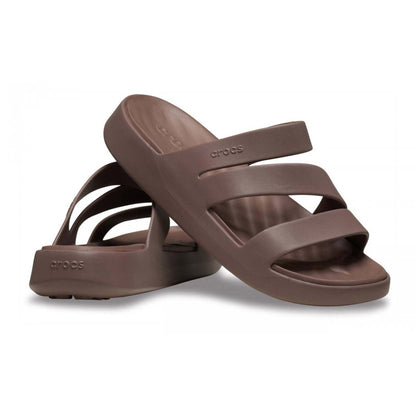Sandali Crocs Getaway Strappy W 209587-0LF marrone
