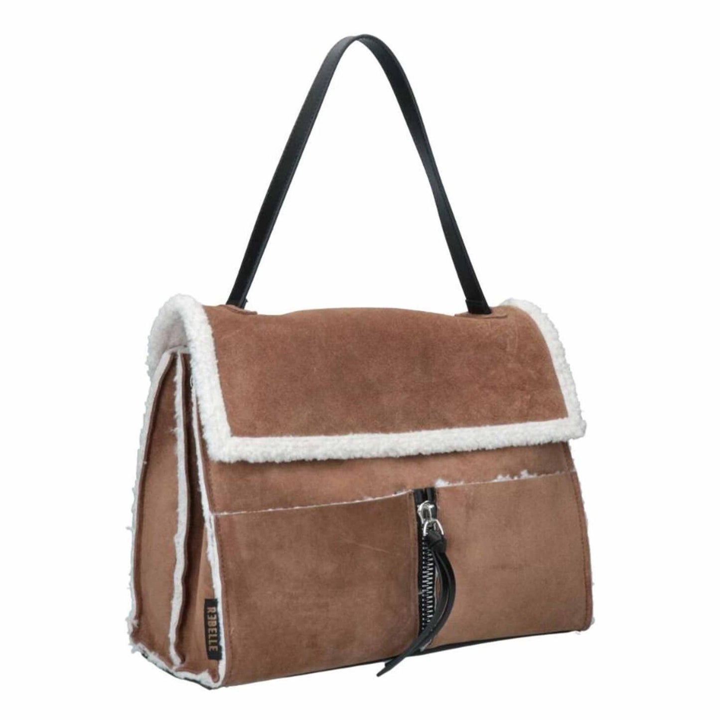 Borsa a cartella  REBELLE CLIO HYPER borsa donna in pelle marrone