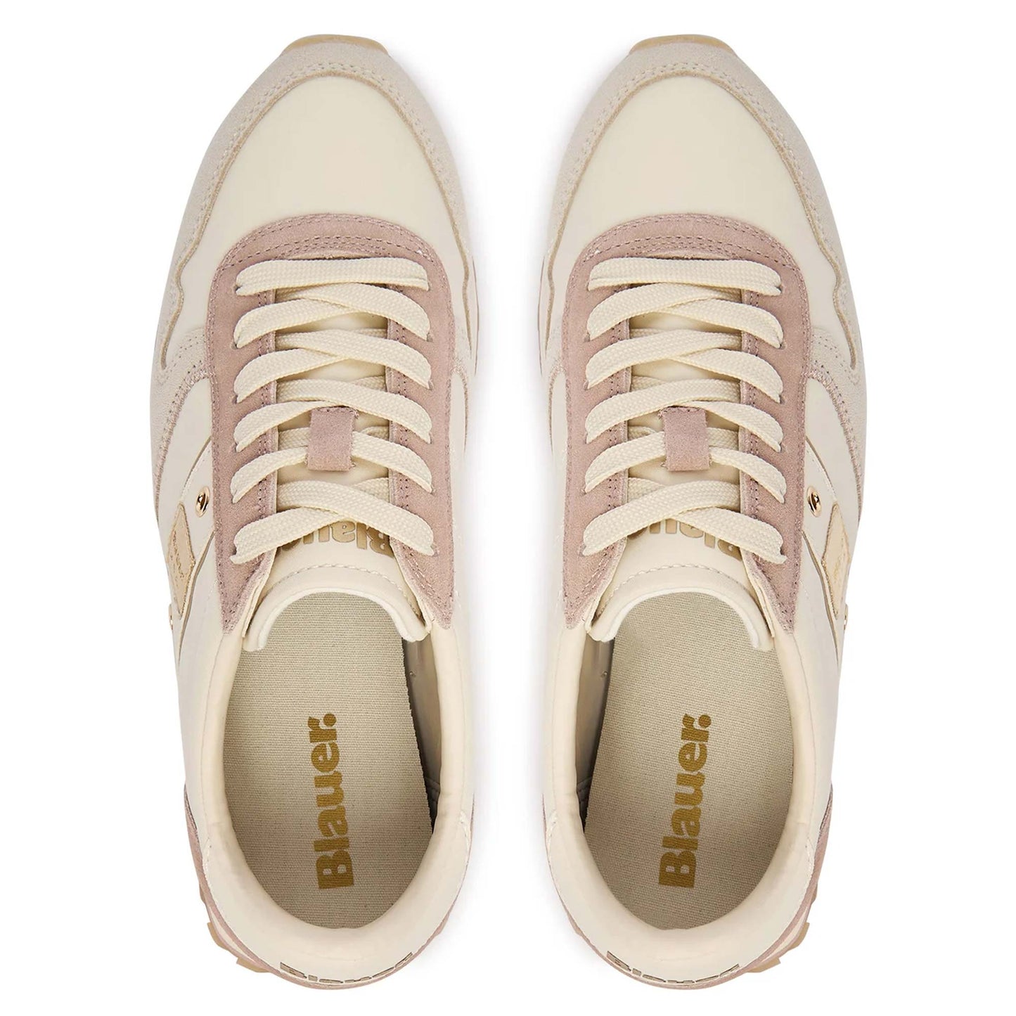 Sneaker Blauer MILLEN03 scarpe  donna crema