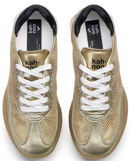 Sneakers Keh-Noo 9763 scarpe donna oro