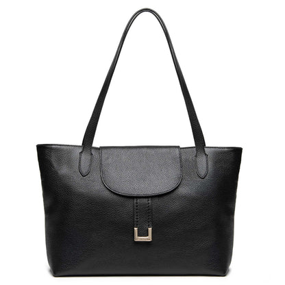Borsa tote in pelle NeroGiardini I644329D-100 donna