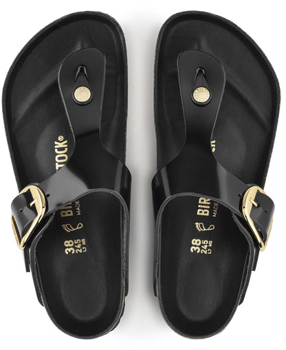Sandali Gizeh Big Buckle Birkenstock 1021467 nero shine (36-40)