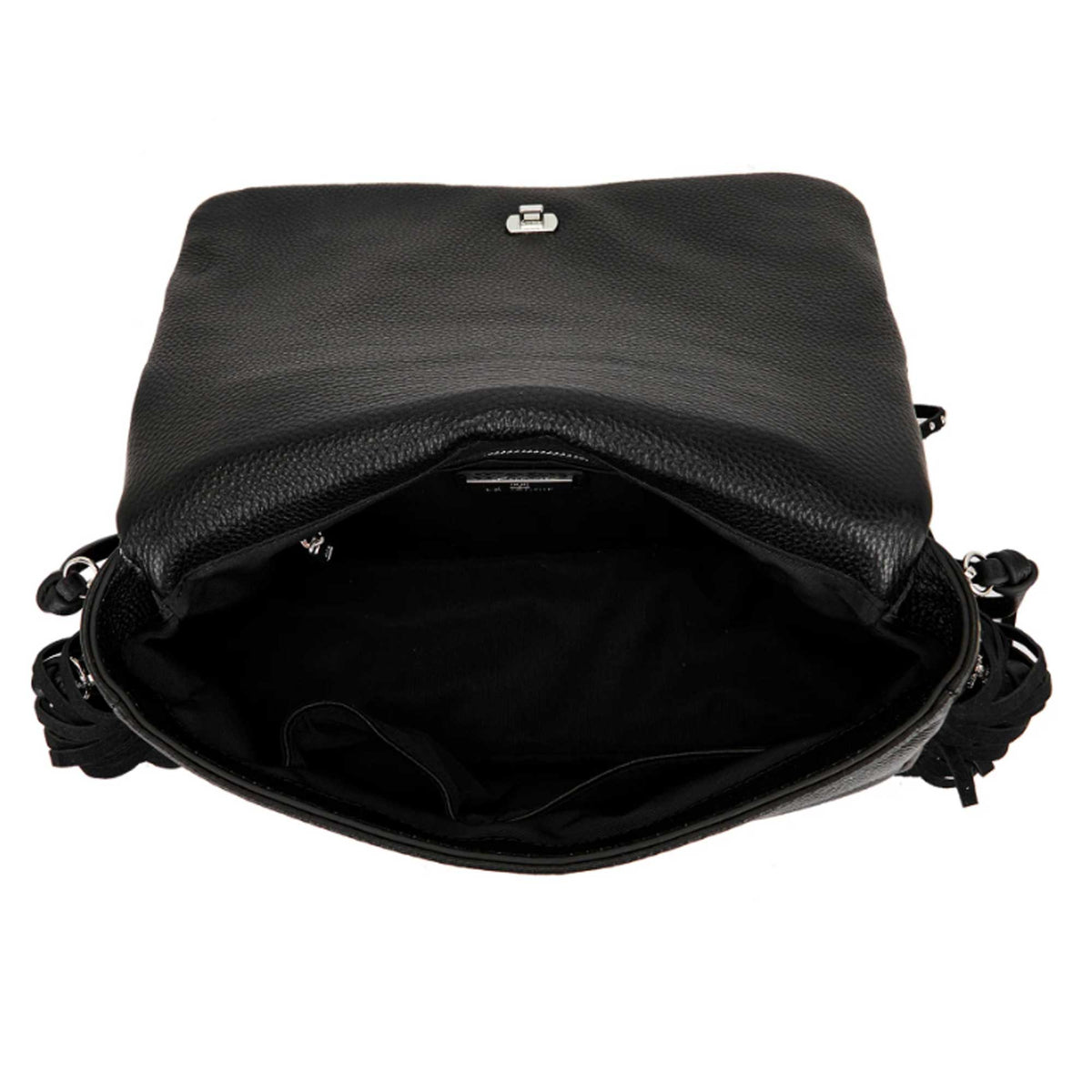 Borsa a spalla Isabel Rock La Carrie 162P-BZ-341 donna Nera