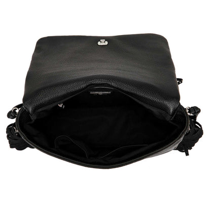 Borsa a spalla Isabel Rock La Carrie 162P-BZ-341 donna Nera