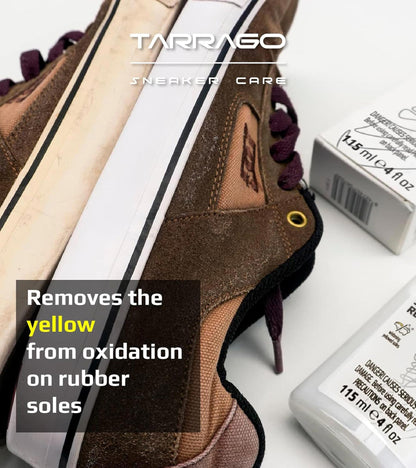 Detergente Tarrago "Sole Restorer" per sbiancare la gomma delle scarpe