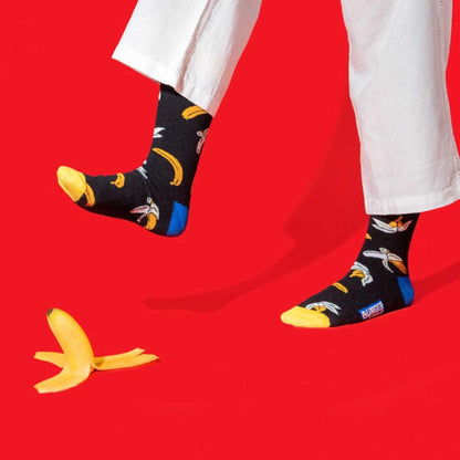 Calze Food Socks BF1008 "Bananarama" Socks Burger and Fries