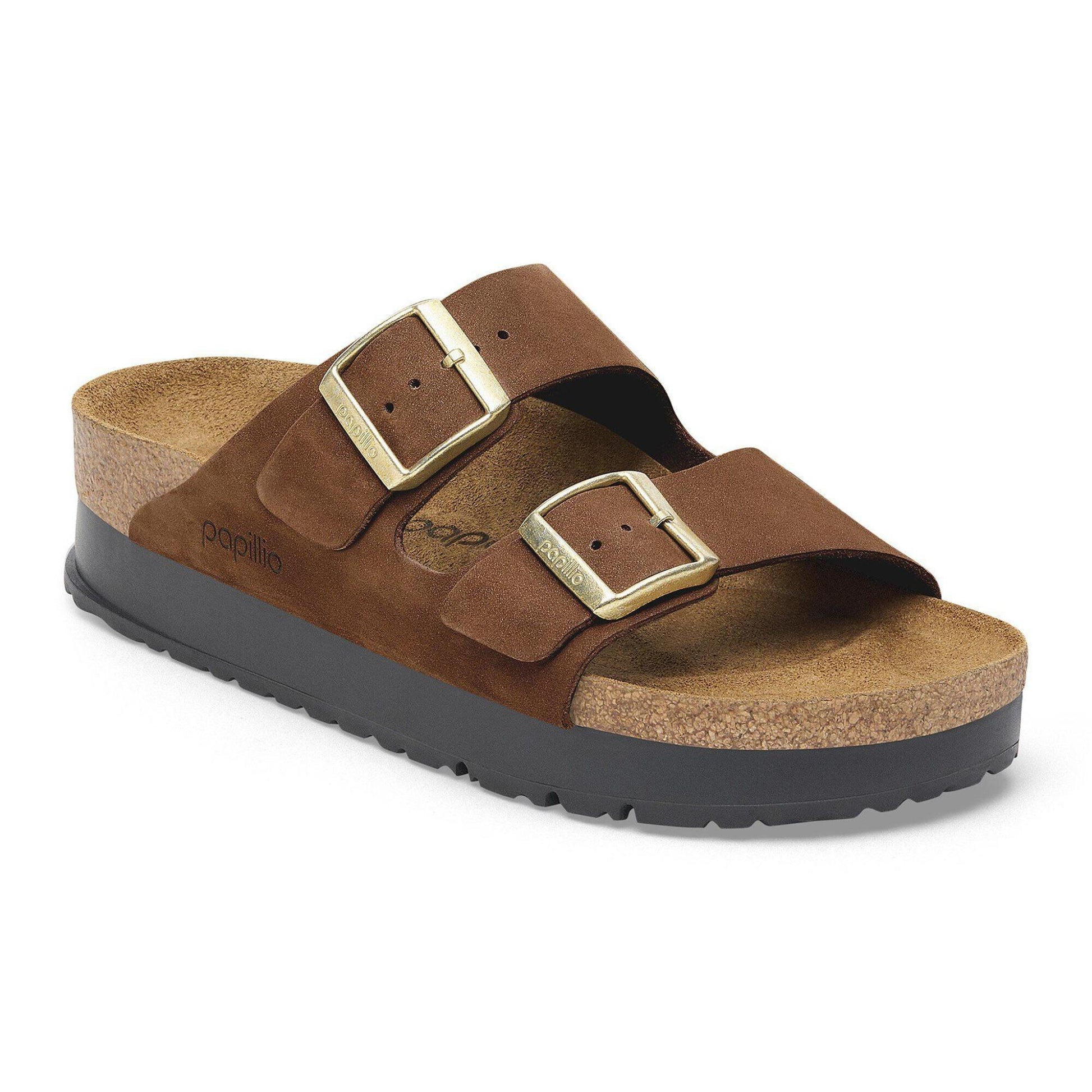 Sandali Arizona Platform Papillio by Birkenstock 1028366 dark tea