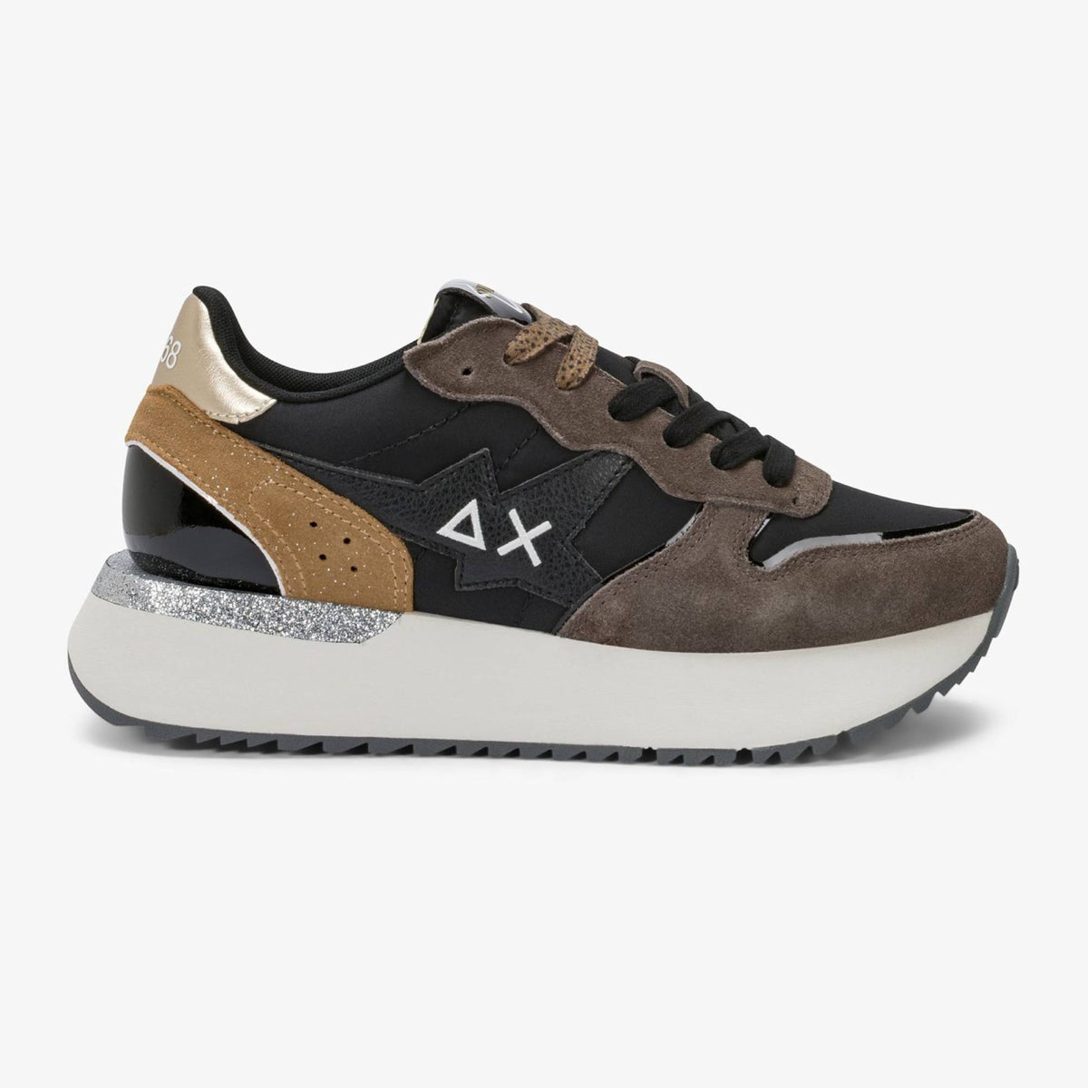Sneaker SUN68 Big Stargirl "GRACE LEATHER"  Z46229-11
