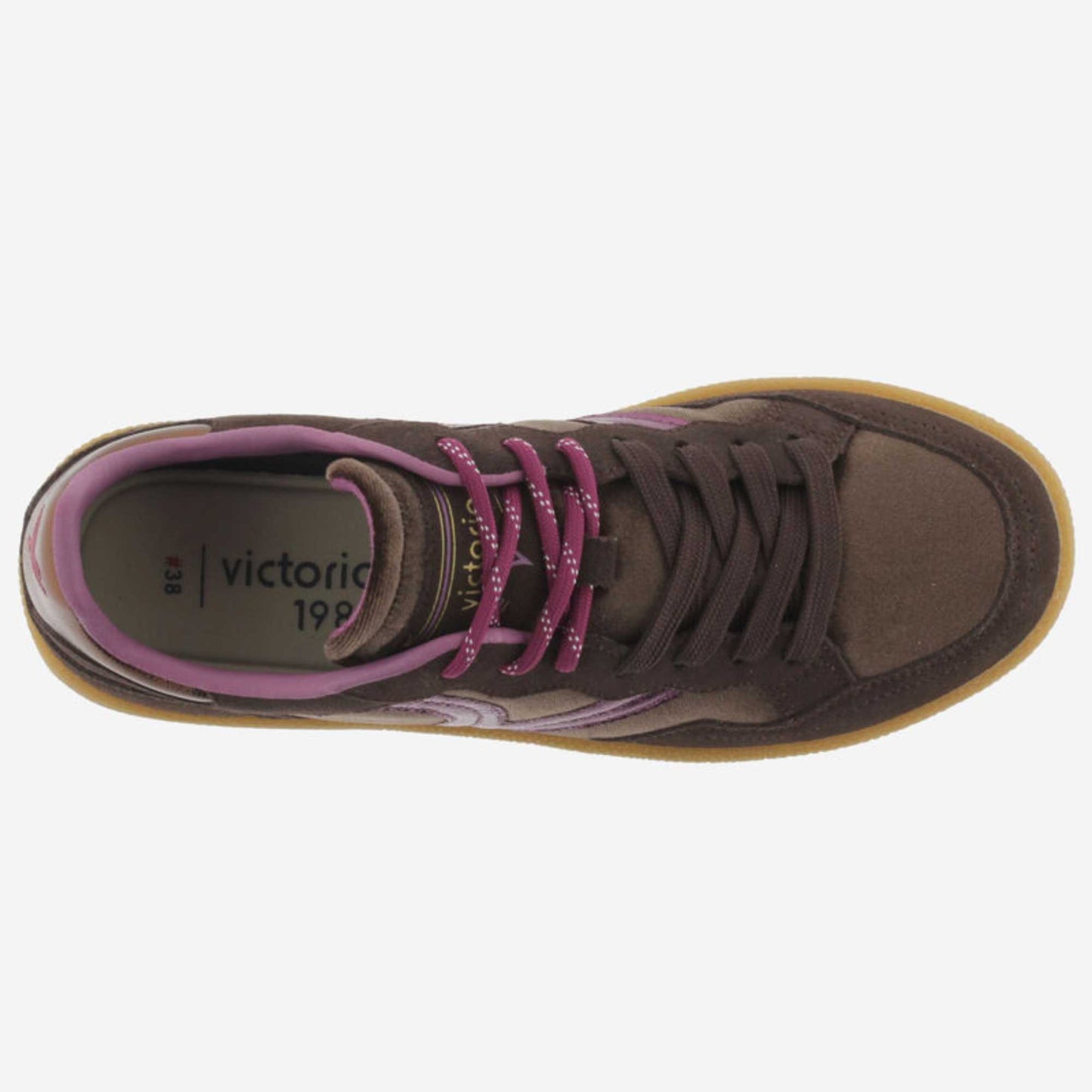Sneakers VICTORIA Smash Velvet 8806123 scarpe donna marrone