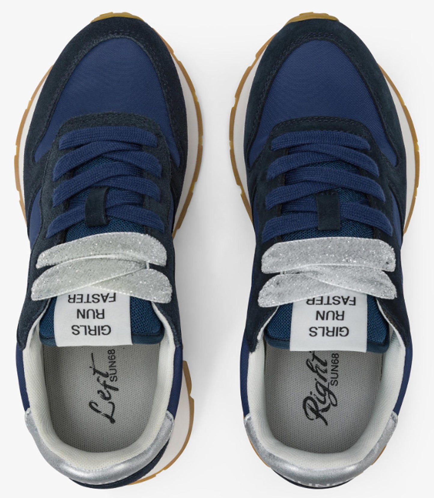 Sneakers SUN68 "ALLY GOLD SILVER" Z35202-07 scarpe donna