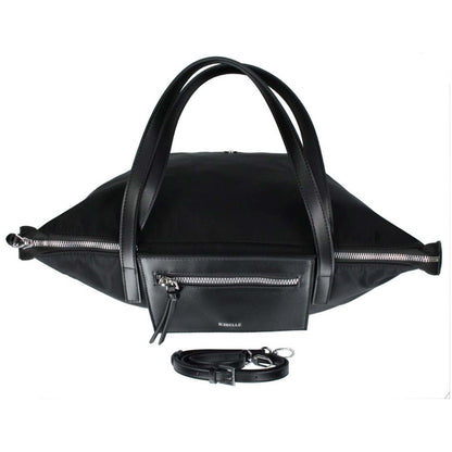 Borsa a spalla REBELLE NOA Big Nylon nero