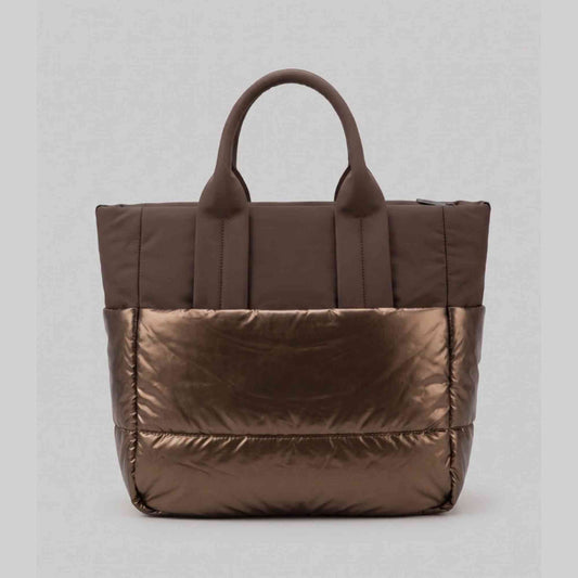 Tote Bag Blauer QUARTXL01 donna in nylon marrone
