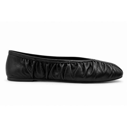 Ballerine INUOVO HE1945 donna nere in pelle nappa