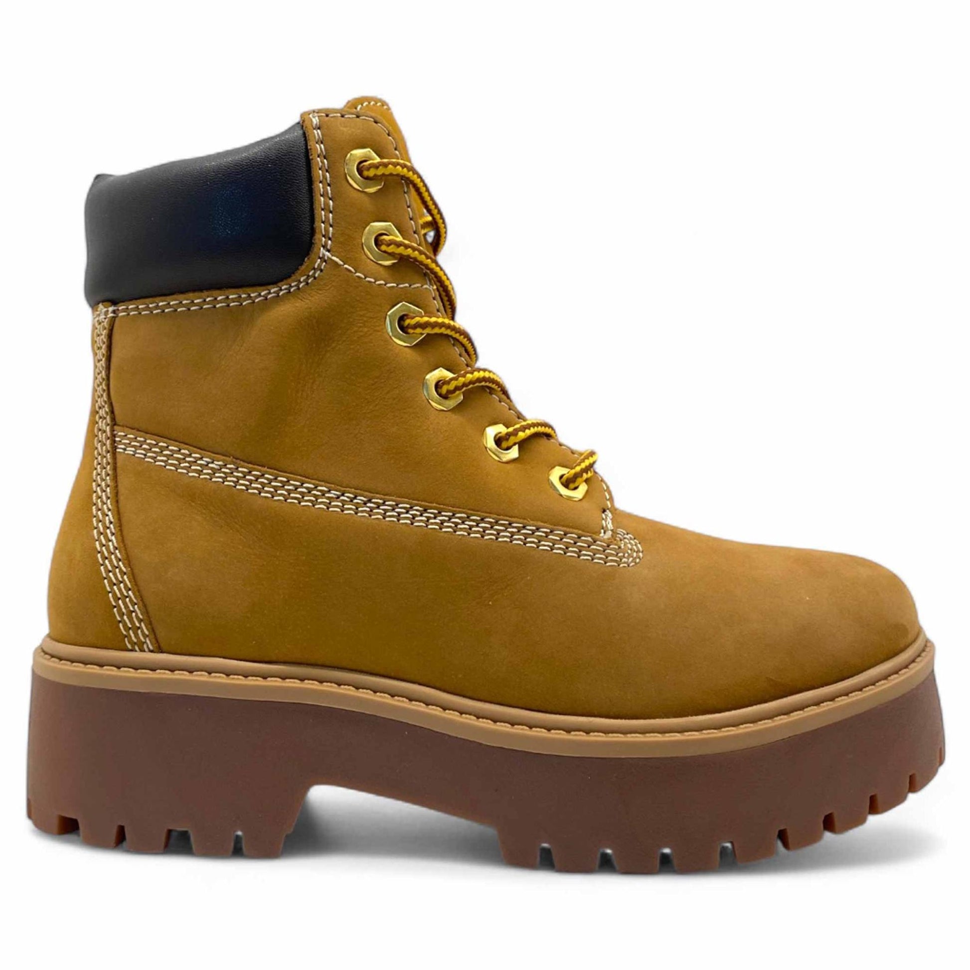 Polacchino allacciato MGP BAN-15 in nubuck giallo