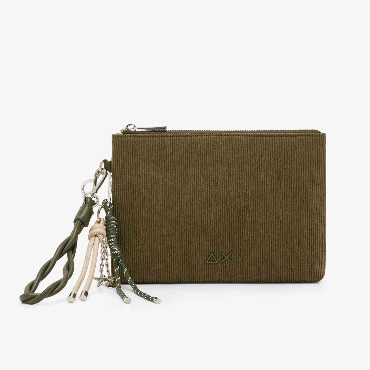 Pochette corduroy SUN68 Y46216_74 militare scuro
