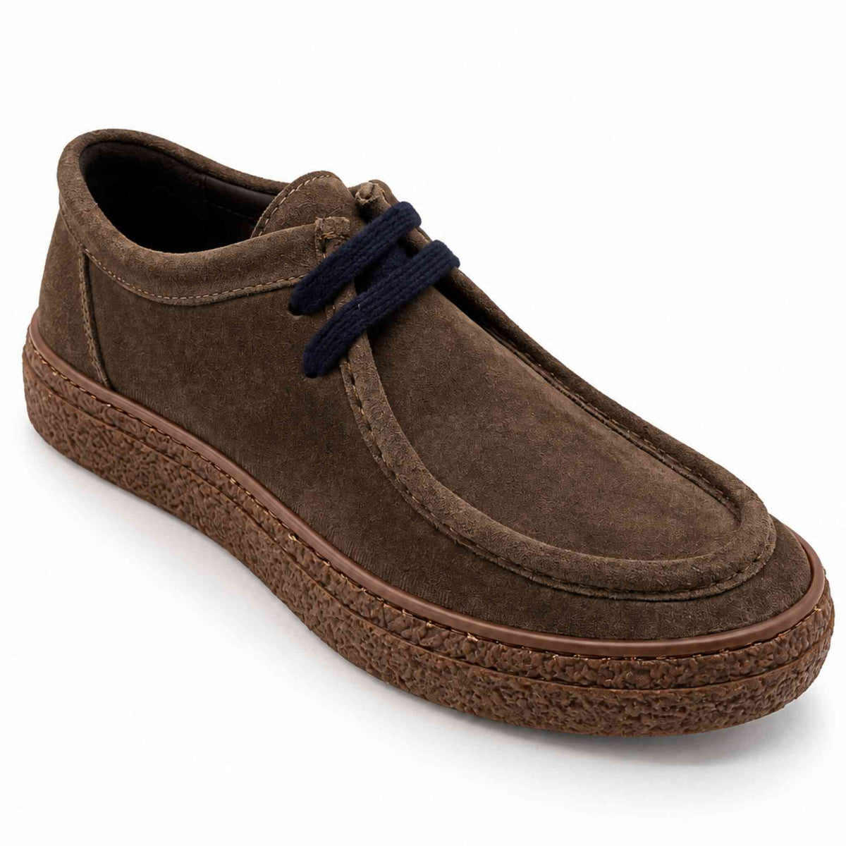 Scarpe KEBO LG5006 Stringate in Camoscio Grigio Foca