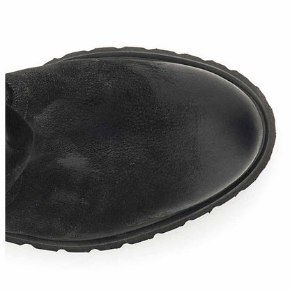 Stivali CafèNoir FD7007 in nubuck nero