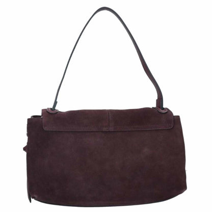 Borsa a spalla  REBELLE HYLA in camoscio bordeaux