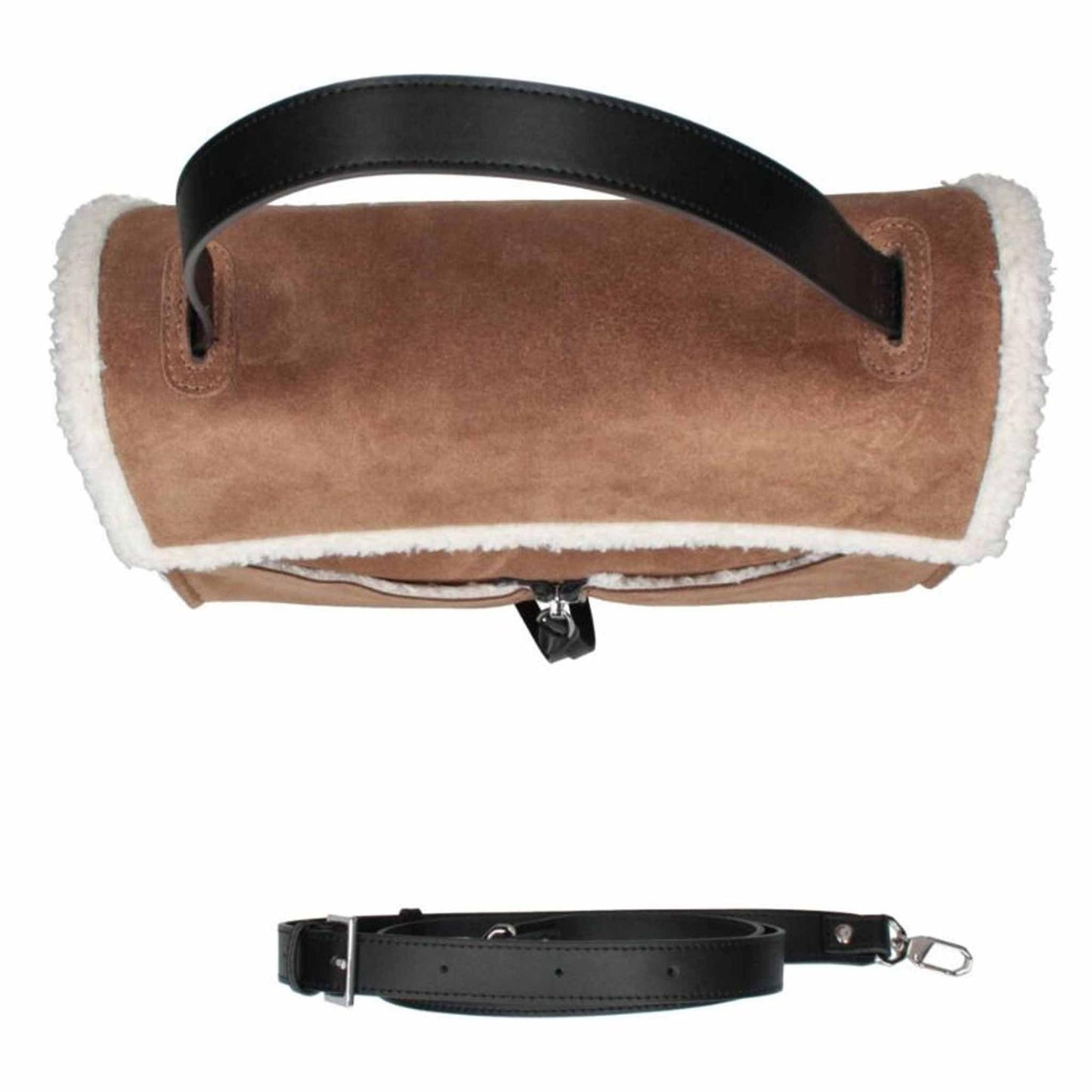 Borsa a cartella  REBELLE CLIO HYPER borsa donna in pelle marrone