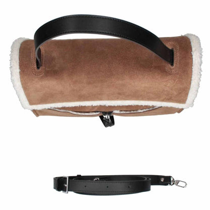 Borsa a cartella  REBELLE CLIO HYPER borsa donna in pelle marrone